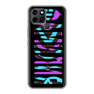 Силиконовый чехол на Infinix Smart 6 с принтом ФАМИЛИЯ