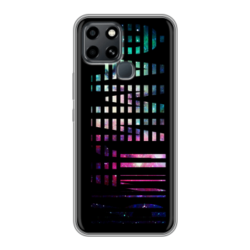 Силиконовый чехол на Infinix Smart 6 с принтом ФАМИЛИЯ