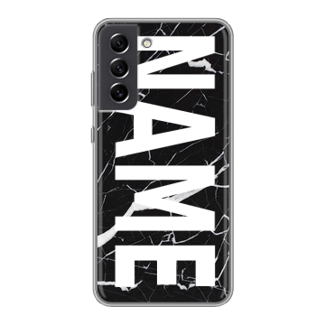 Силиконовый чехол на Samsung Galaxy S21 FE с принтом NAME