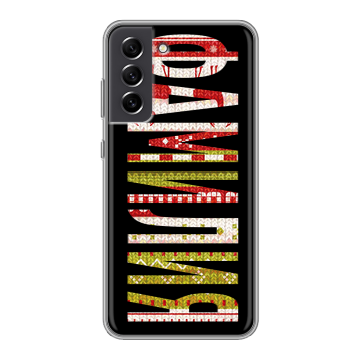 Силиконовый чехол на Samsung Galaxy S21 FE с принтом ФАМИЛИЯ