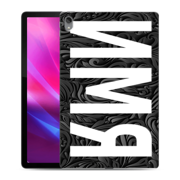 Силиконовый чехол на Lenovo Tab P11 Plus с принтом ИМЯ