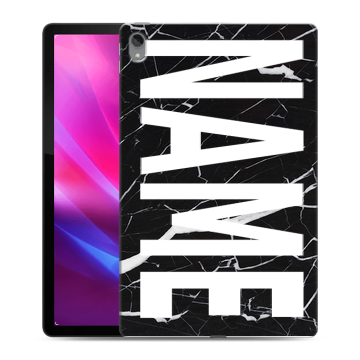 Силиконовый чехол на Lenovo Tab P11 Plus с принтом NAME