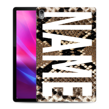 Силиконовый чехол на Lenovo Tab P11 Plus с принтом NAME
