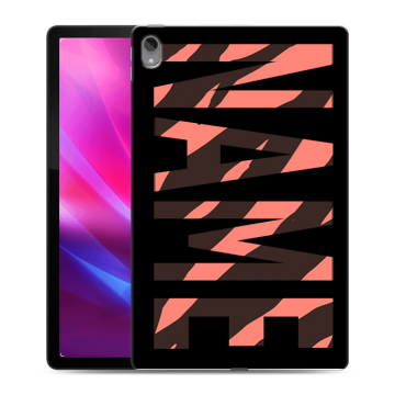 Силиконовый чехол на Lenovo Tab P11 Plus с принтом NAME
