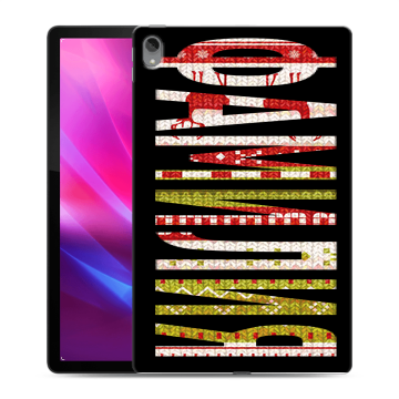 Силиконовый чехол на Lenovo Tab P11 Plus с принтом ФАМИЛИЯ