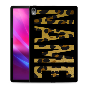 Силиконовый чехол на Lenovo Tab P11 Plus с принтом NAME