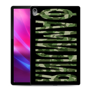 Силиконовый чехол на Lenovo Tab P11 Plus с принтом ФАМИЛИЯ