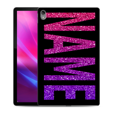 Силиконовый чехол на Lenovo Tab P11 Plus с принтом NAME