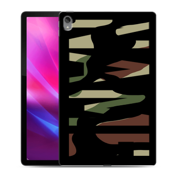 Силиконовый чехол на Lenovo Tab P11 Plus с принтом NAME
