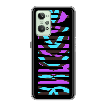 Силиконовый чехол на Realme GT2 с принтом ФАМИЛИЯ