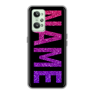 Силиконовый чехол на Realme GT2 с принтом NAME