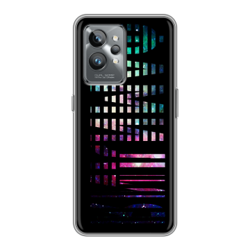 Силиконовый противоударный чехол на Realme GT2 Pro с принтом ФАМИЛИЯ