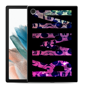 Силиконовый чехол на Samsung Galaxy Tab A8 10.5 (2021) с принтом ИМЯ