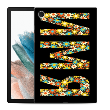 Силиконовый чехол на Samsung Galaxy Tab A8 10.5 (2021) с принтом ИМЯ