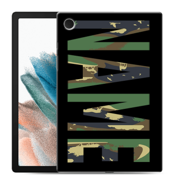 Силиконовый чехол на Samsung Galaxy Tab A8 10.5 (2021) с принтом NAME