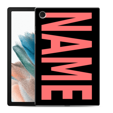 Силиконовый чехол на Samsung Galaxy Tab A8 10.5 (2021) с принтом NAME