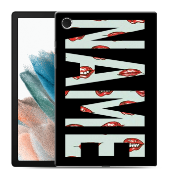 Силиконовый чехол на Samsung Galaxy Tab A8 10.5 (2021) с принтом NAME
