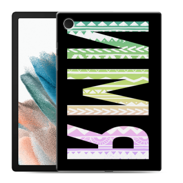 Силиконовый чехол на Samsung Galaxy Tab A8 10.5 (2021) с принтом ИМЯ