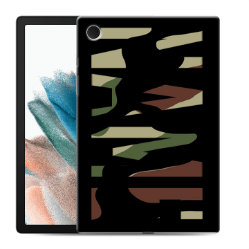 Силиконовый чехол на планшета Samsung Galaxy Tab A8 10.5 (2021) с принтом NAME