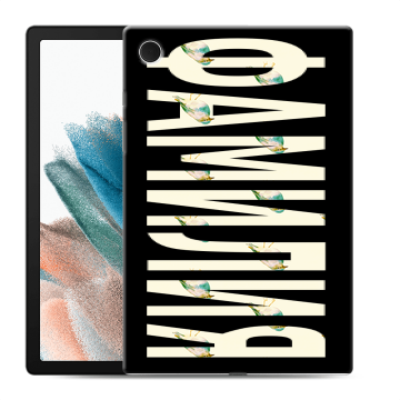 Силиконовый чехол на Samsung Galaxy Tab A8 10.5 (2021) с принтом ФАМИЛИЯ