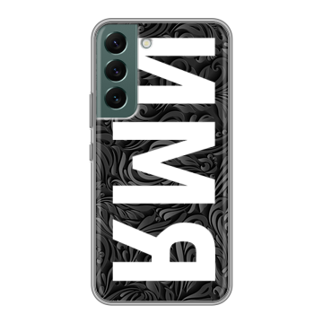 Силиконовый чехол на Samsung Galaxy S22 с принтом ИМЯ