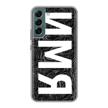 Силиконовый чехол на Samsung Galaxy S22 Plus с принтом ИМЯ