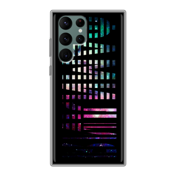 Силиконовый чехол на Samsung Galaxy S22 Ultra с принтом ФАМИЛИЯ