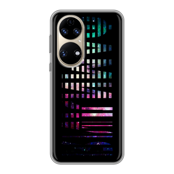 Силиконовый чехол на Huawei P50 Pro с принтом ФАМИЛИЯ