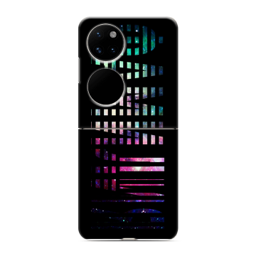 Пластиковый чехол на Huawei P50 Pocket с принтом ФАМИЛИЯ