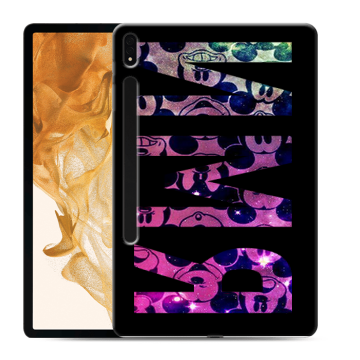 Силиконовый чехол на Samsung Galaxy Tab S8 Plus с принтом ИМЯ
