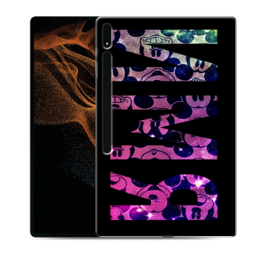 Силиконовый чехол на Samsung Galaxy Tab S8 Ultra с принтом ИМЯ