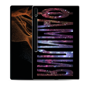 Силиконовый чехол на Samsung Galaxy Tab S8 Ultra с принтом ФАМИЛИЯ