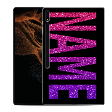 Силиконовый чехол на Samsung Galaxy Tab S8 Ultra с принтом NAME