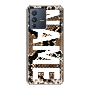 Силиконовый чехол на Vivo V23 с принтом NAME