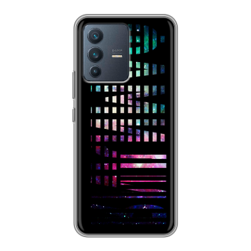 Силиконовый чехол на Vivo V23 с принтом ФАМИЛИЯ
