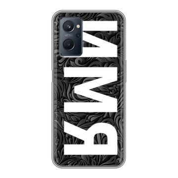 Силиконовый чехол на Realme 9i с принтом ИМЯ