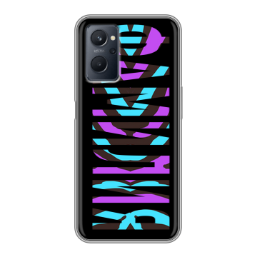 Силиконовый чехол на Realme 9i с принтом ФАМИЛИЯ