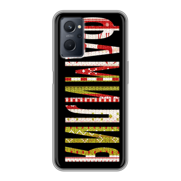 Силиконовый чехол на Realme 9i с принтом ФАМИЛИЯ