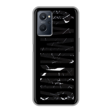 Силиконовый чехол на Realme 9i с принтом ФАМИЛИЯ