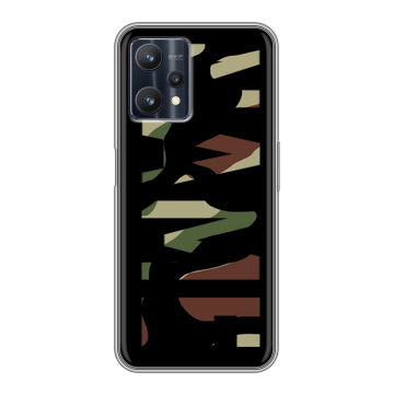 Силиконовый чехол на Realme 9 Pro с принтом NAME