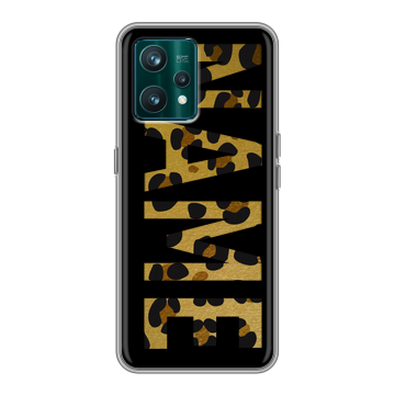 Силиконовый чехол на Realme 9 Pro Plus с принтом NAME