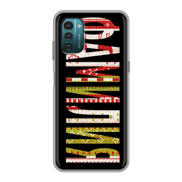 Силиконовый чехол на Nokia G21 с принтом ФАМИЛИЯ