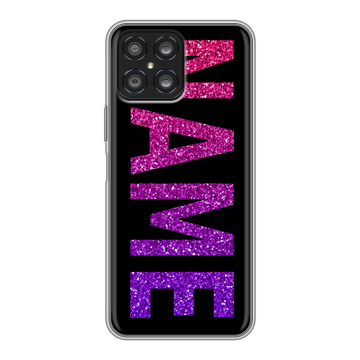 Силиконовый чехол на Huawei Honor X8 с принтом NAME