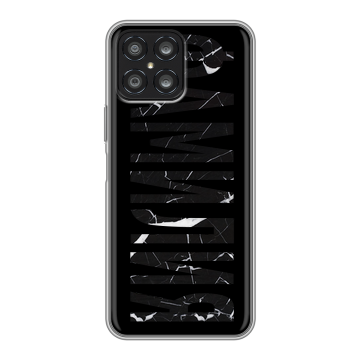 Силиконовый чехол на Huawei Honor X8 с принтом ФАМИЛИЯ