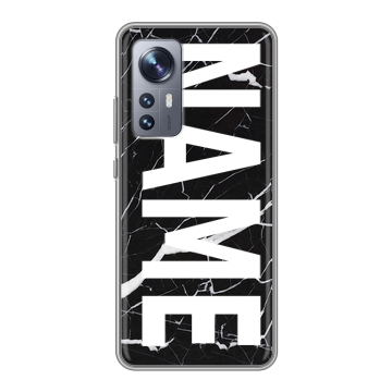 Силиконовый чехол на Xiaomi 12X с принтом NAME