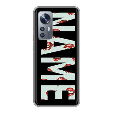 Силиконовый чехол на Xiaomi 12X с принтом NAME