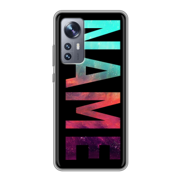 Силиконовый чехол на Xiaomi 12X с принтом NAME