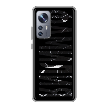 Силиконовый чехол на Xiaomi 12X с принтом ФАМИЛИЯ