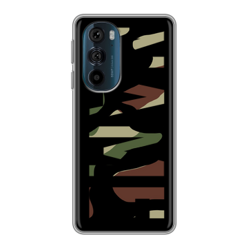 Силиконовый чехол на Motorola Edge 30 Pro с принтом NAME