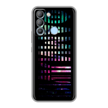 Силиконовый чехол на Tecno Pop 5 LTE с принтом ФАМИЛИЯ